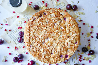 Vegan Cherry Bakewell Tart