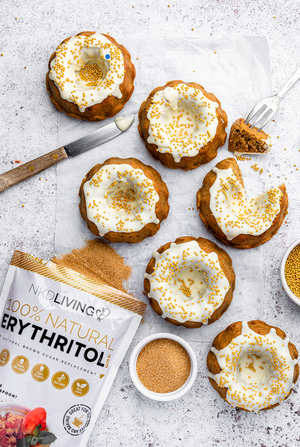 NKD Living Gingerbread Bundt Cakes