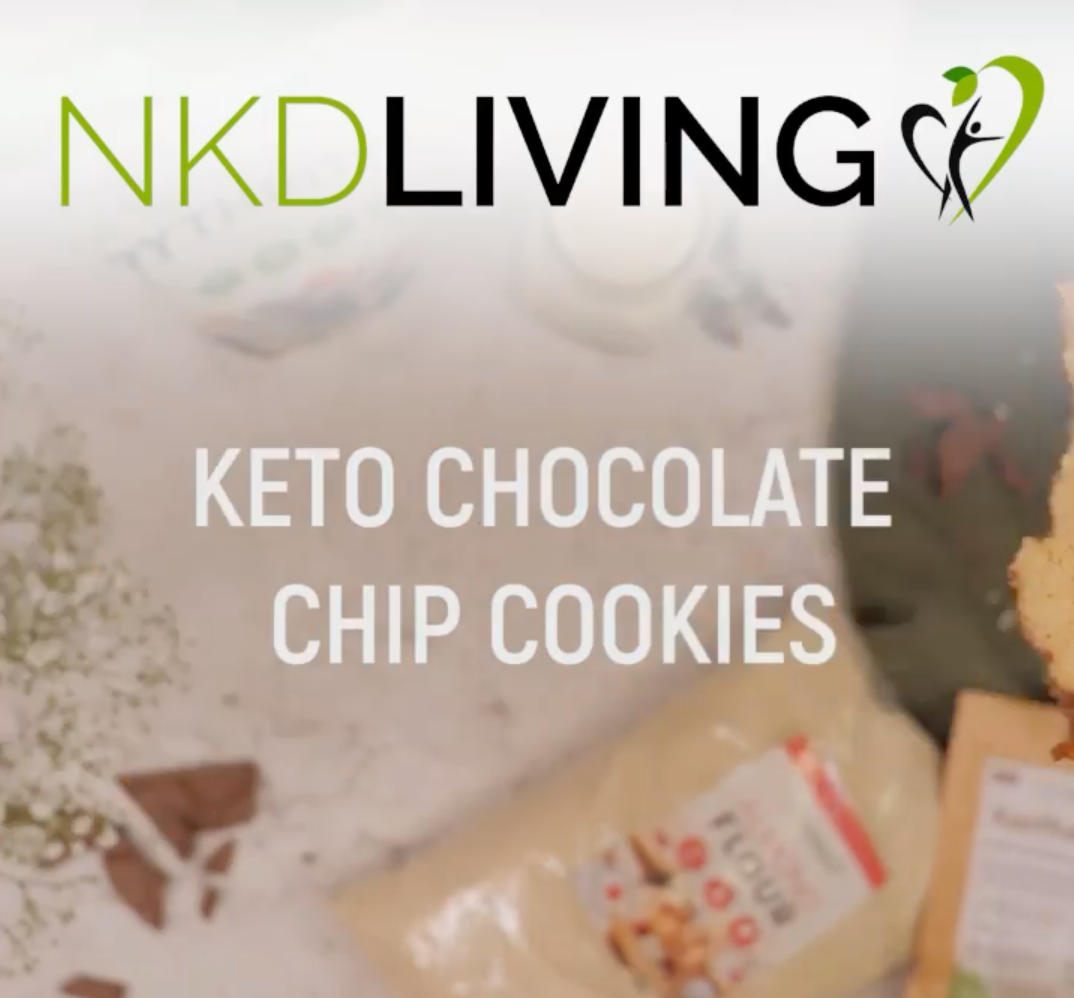 NKD Living Keto Friendly Choc Chip Cookies
