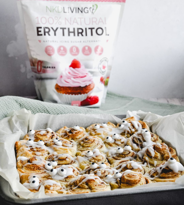 Spooky Cinnamon Rolls