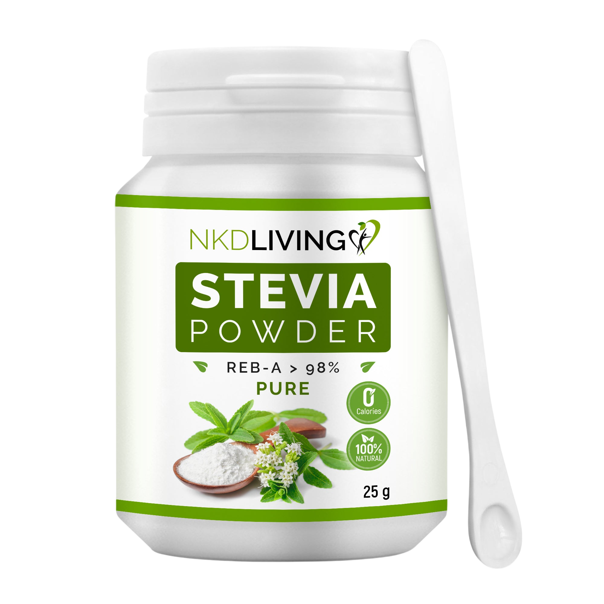 100% Pure Stevia Powder, Reb-A 98%