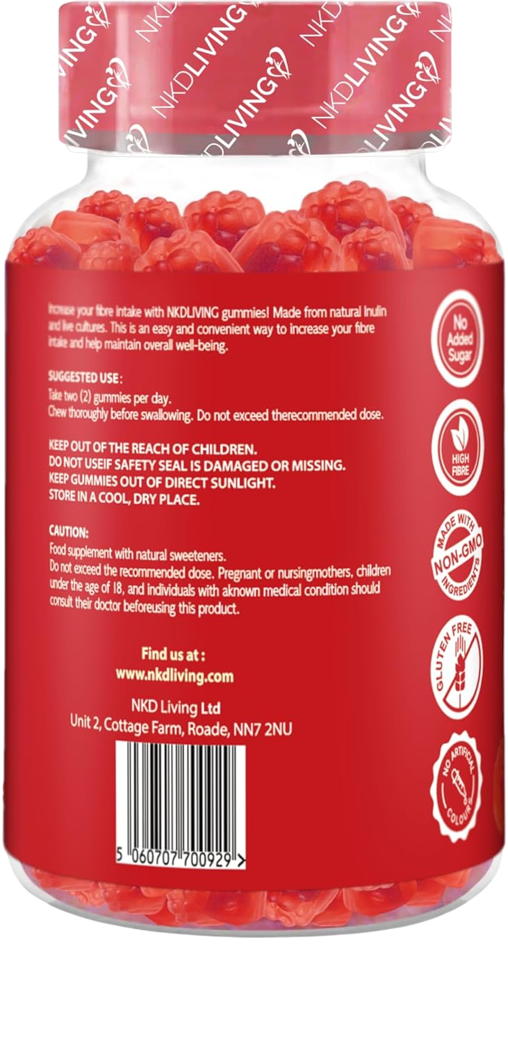 High Fibre Inulin Gummies (60 Gummies)