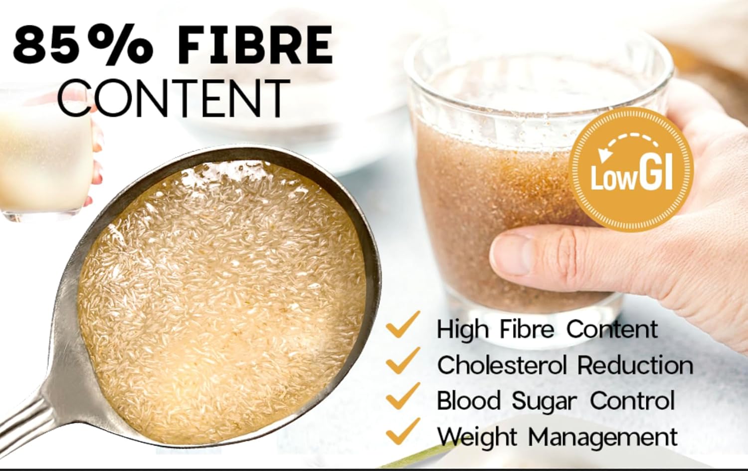 Whole Psyllium Husks 500g