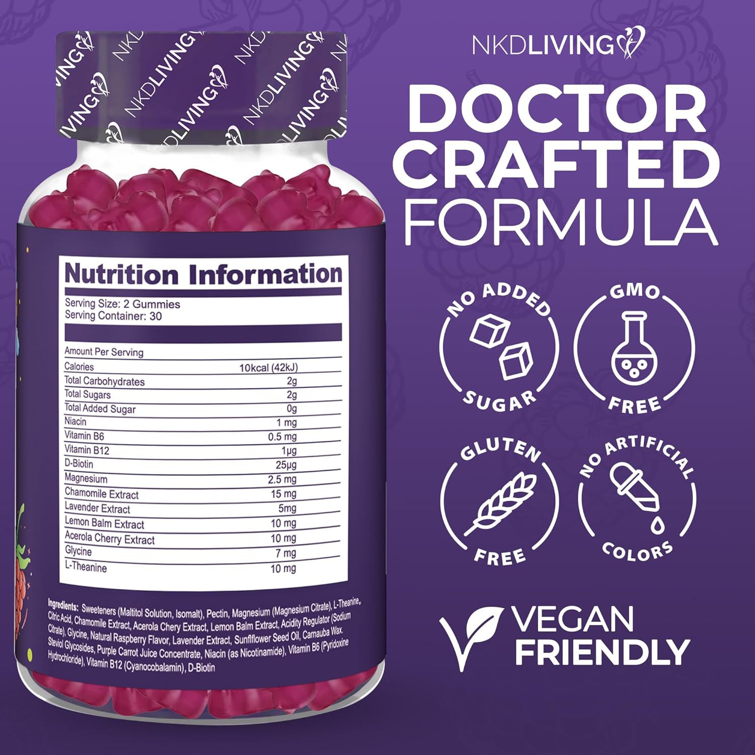 Kids Night-Time Gummies – No Added Sugar