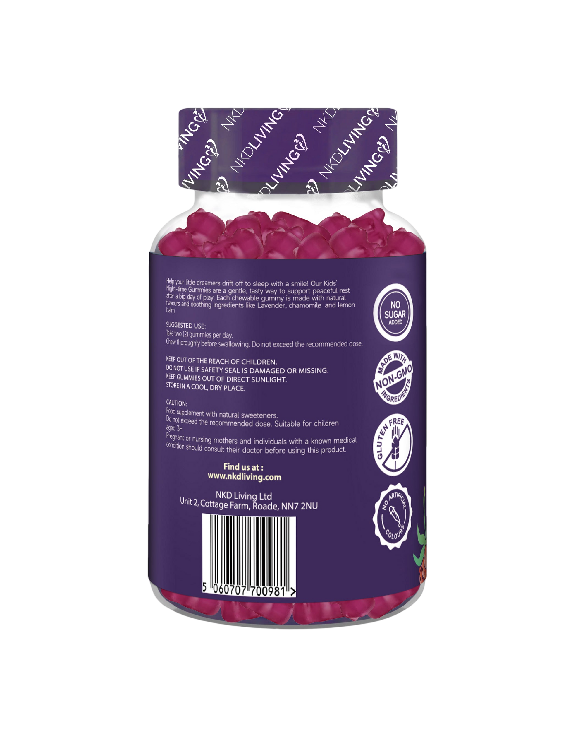 Kids Night-Time Gummies – No Added Sugar