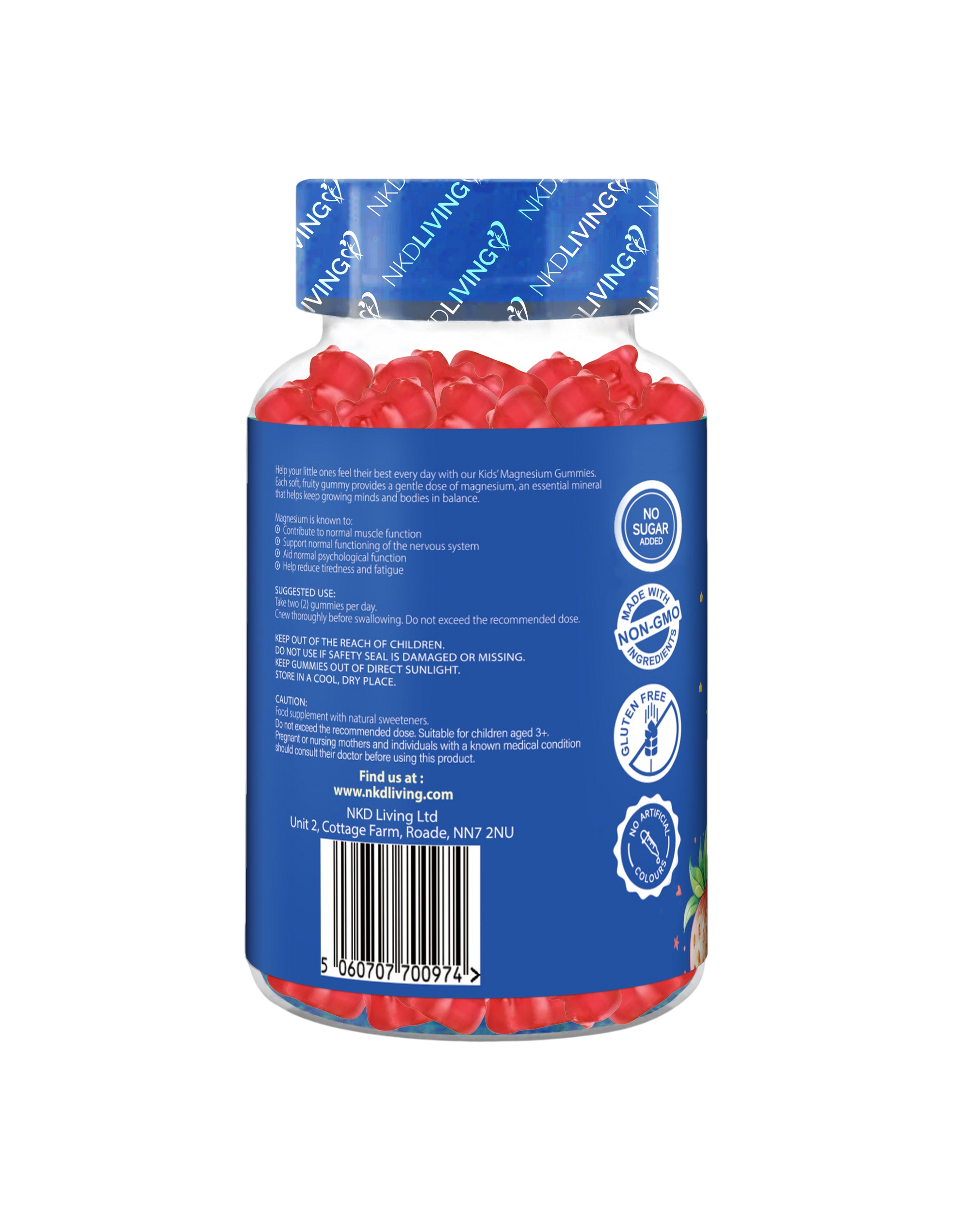 Magnesium Gummies for Kids - No Added Sugar