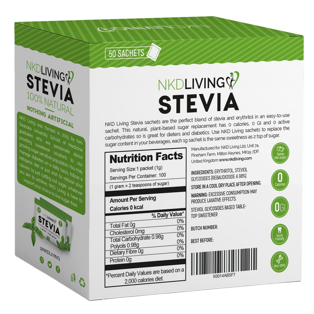 Stevia & Erythritol Sachets