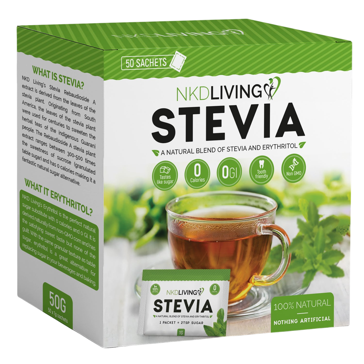 Stevia & Erythritol Sachets