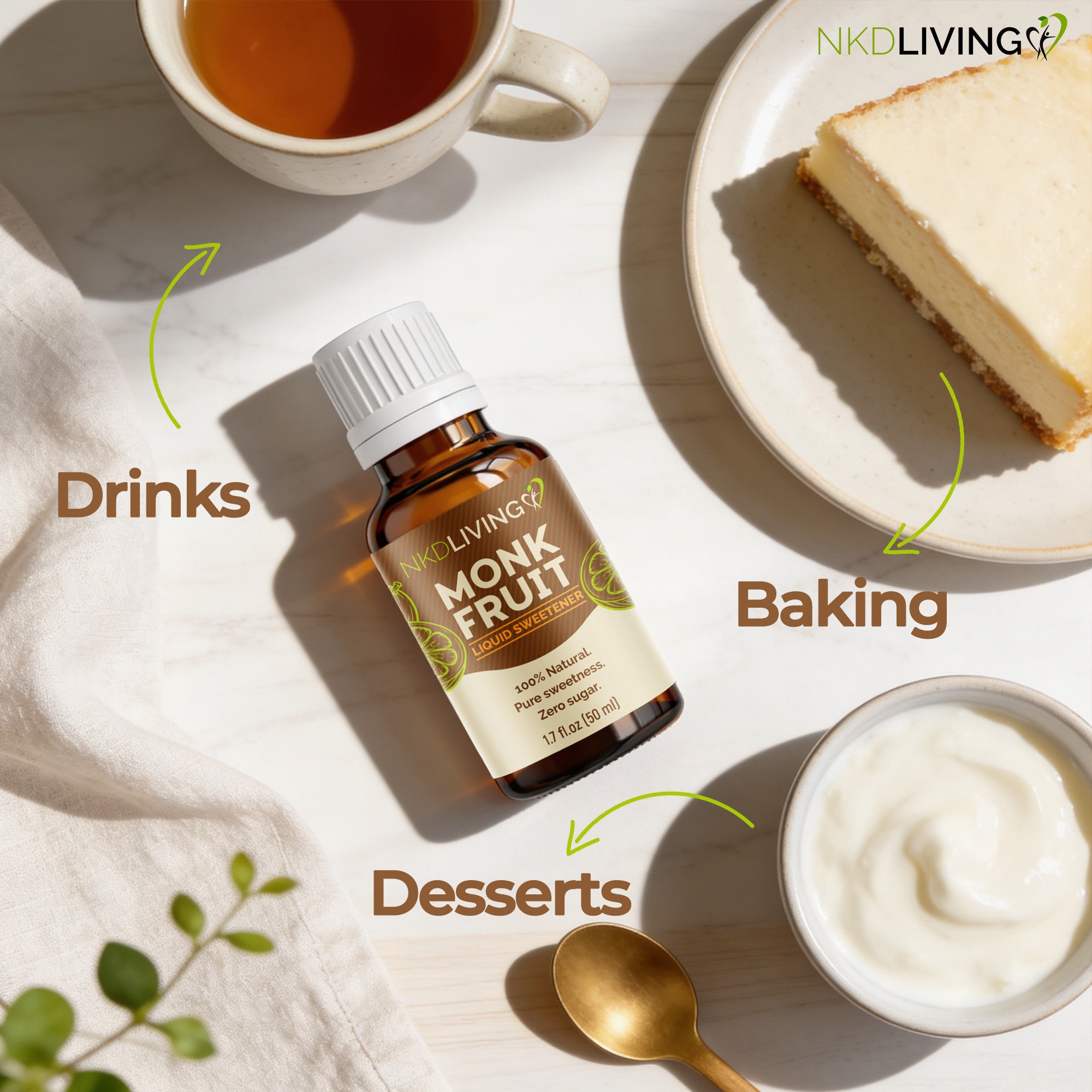 Monk Fruit Liquid Sweetener 50ml