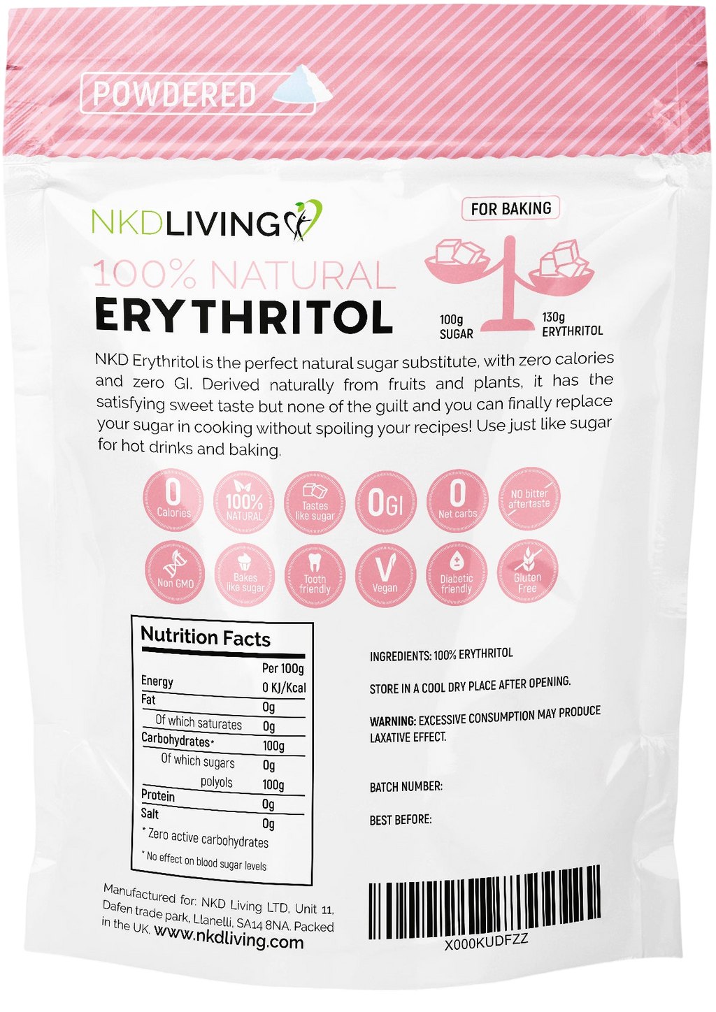 Powdered Erythritol