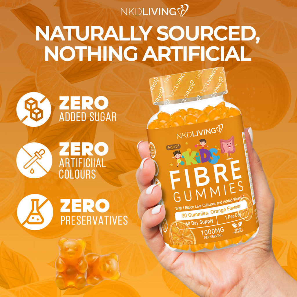 NKD Living Kids High Fibre Inulin Gummies