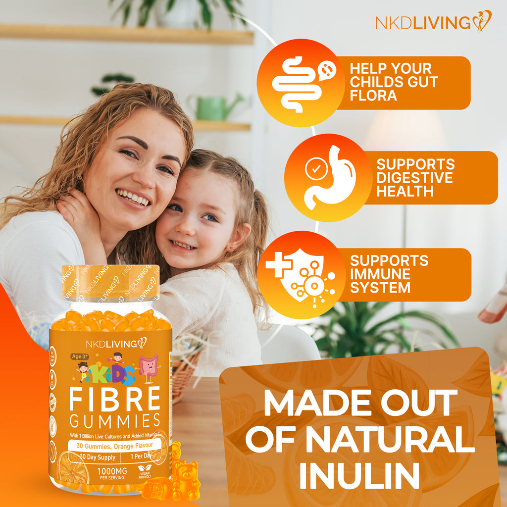 NKD Living Kids High Fibre Inulin Gummies