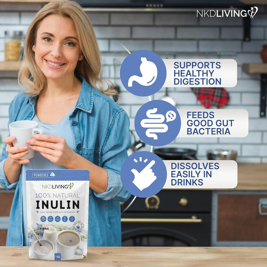 Inulin Inulin High Grade Prebiotic Fibre Powder 1kg