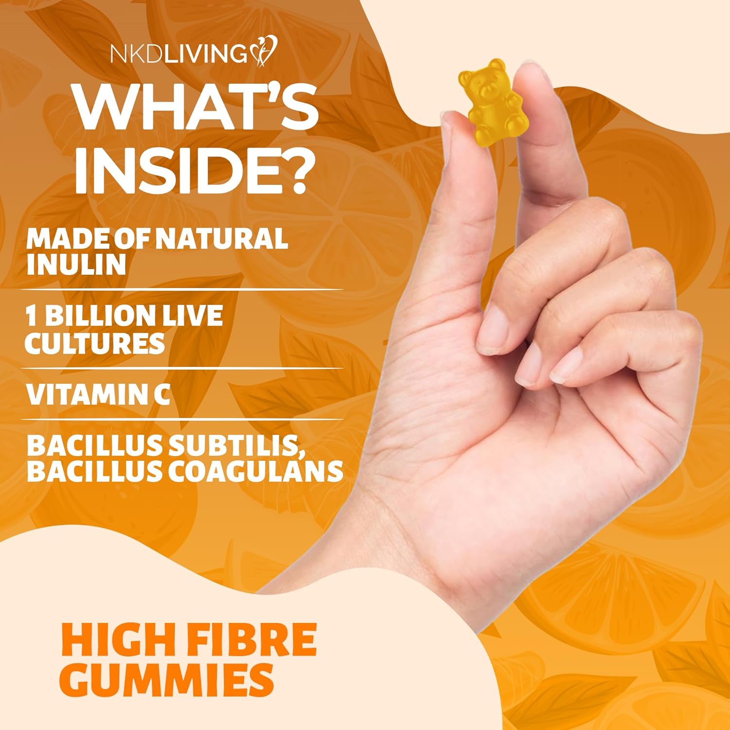Kids High Fibre Inulin Gummies