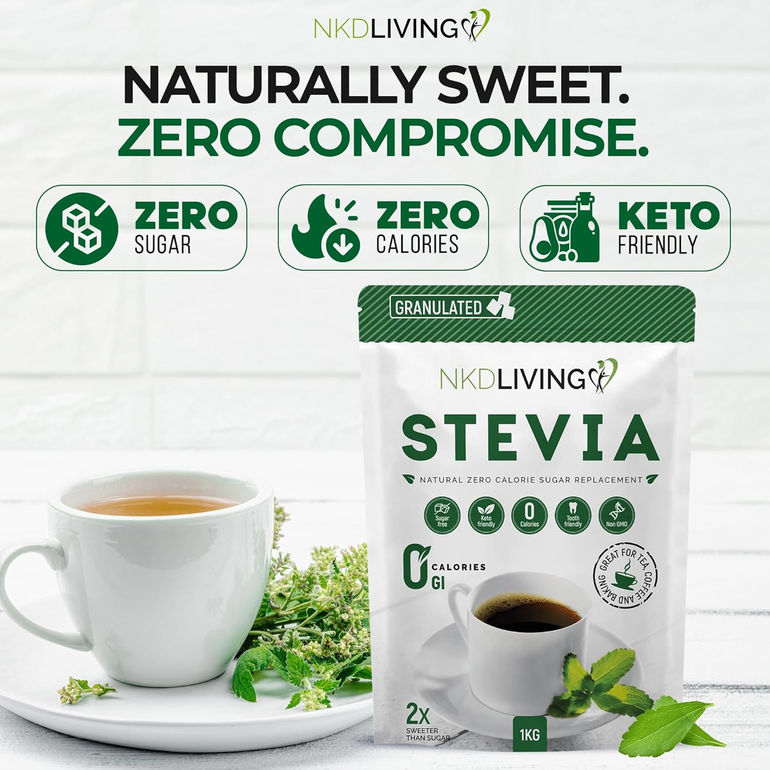 Stevia Sweetener granules - 1kg